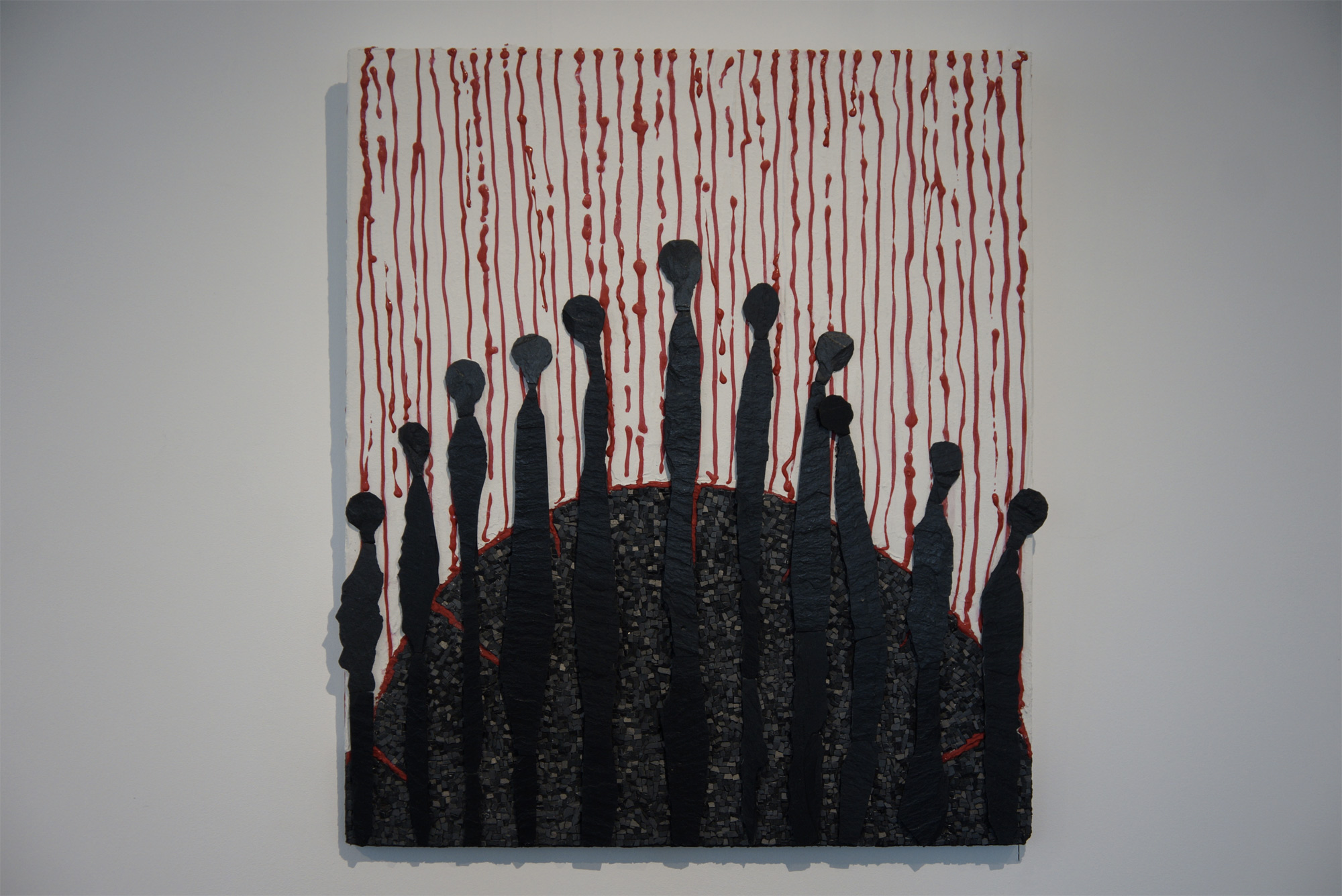 Embrasement ou Embrassement, peinture acrylique, 70x60, 2023